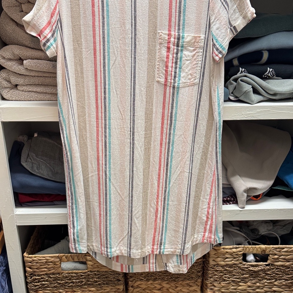 Cloth & Stone Multicolor Striped Tee - Picture 2 of 5